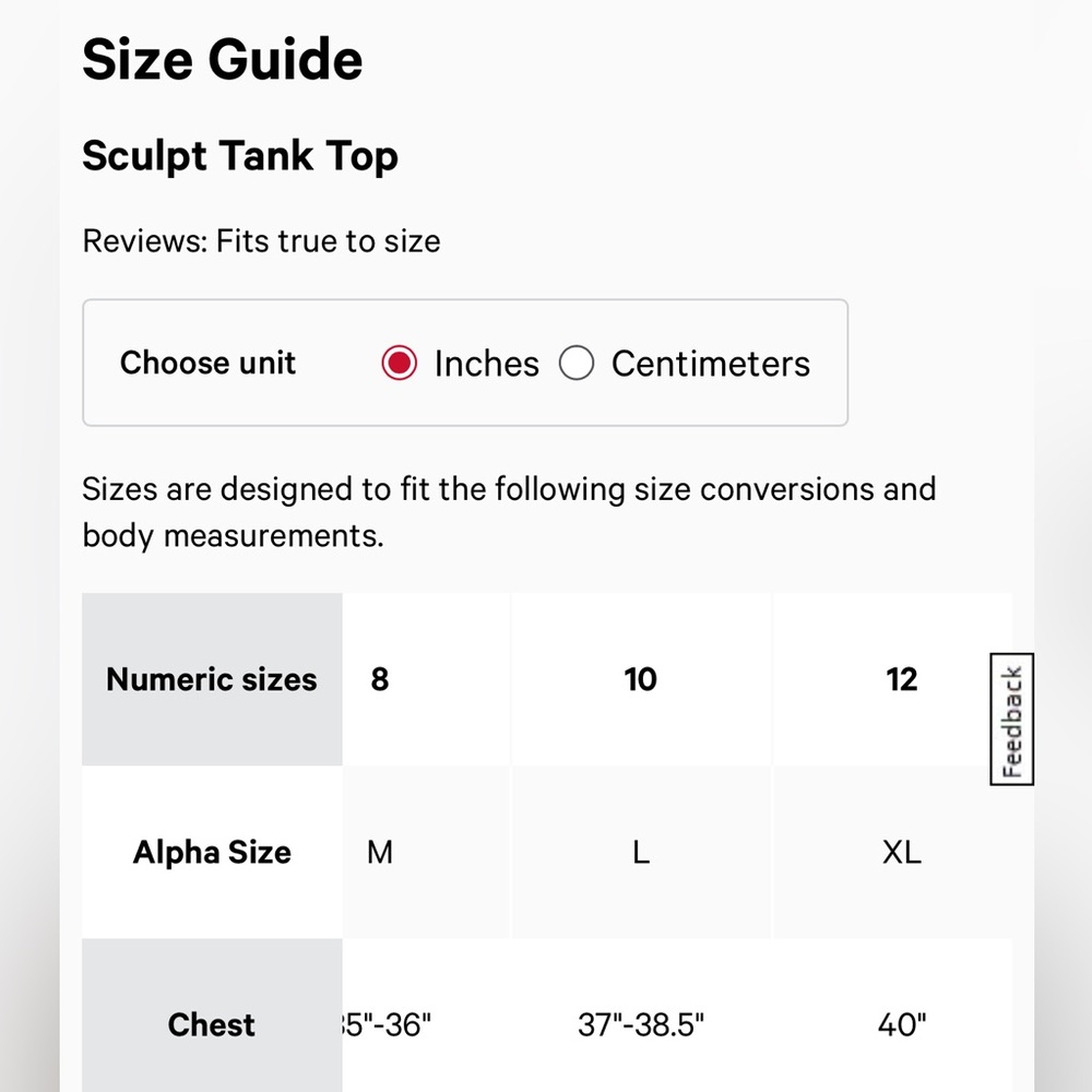 Lululemon Sculpt Tank Top Pink Women’s Size 10 Athletic Workout Yoga - Picture 5 of 5